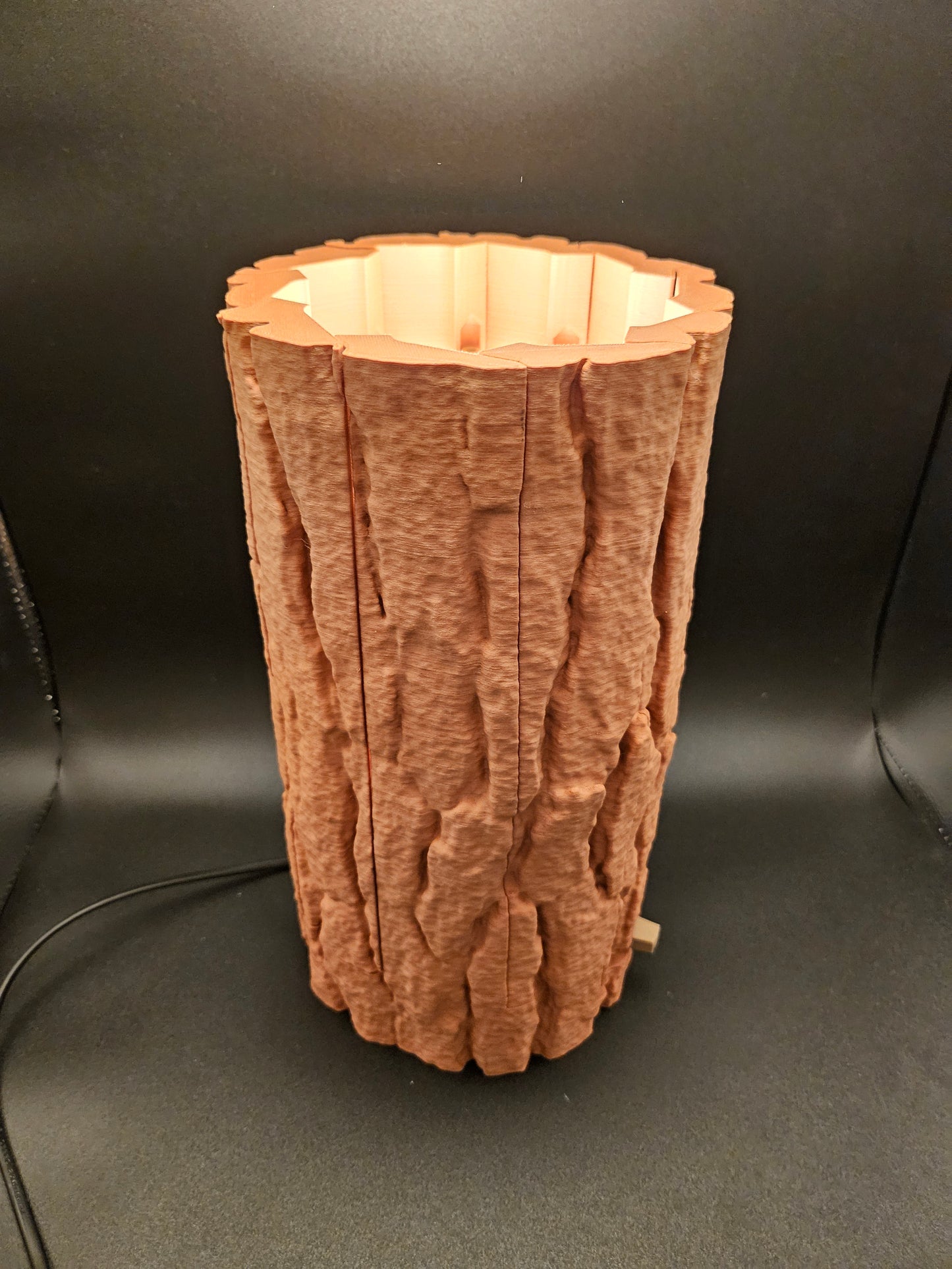 Holz Scheit Lampe
